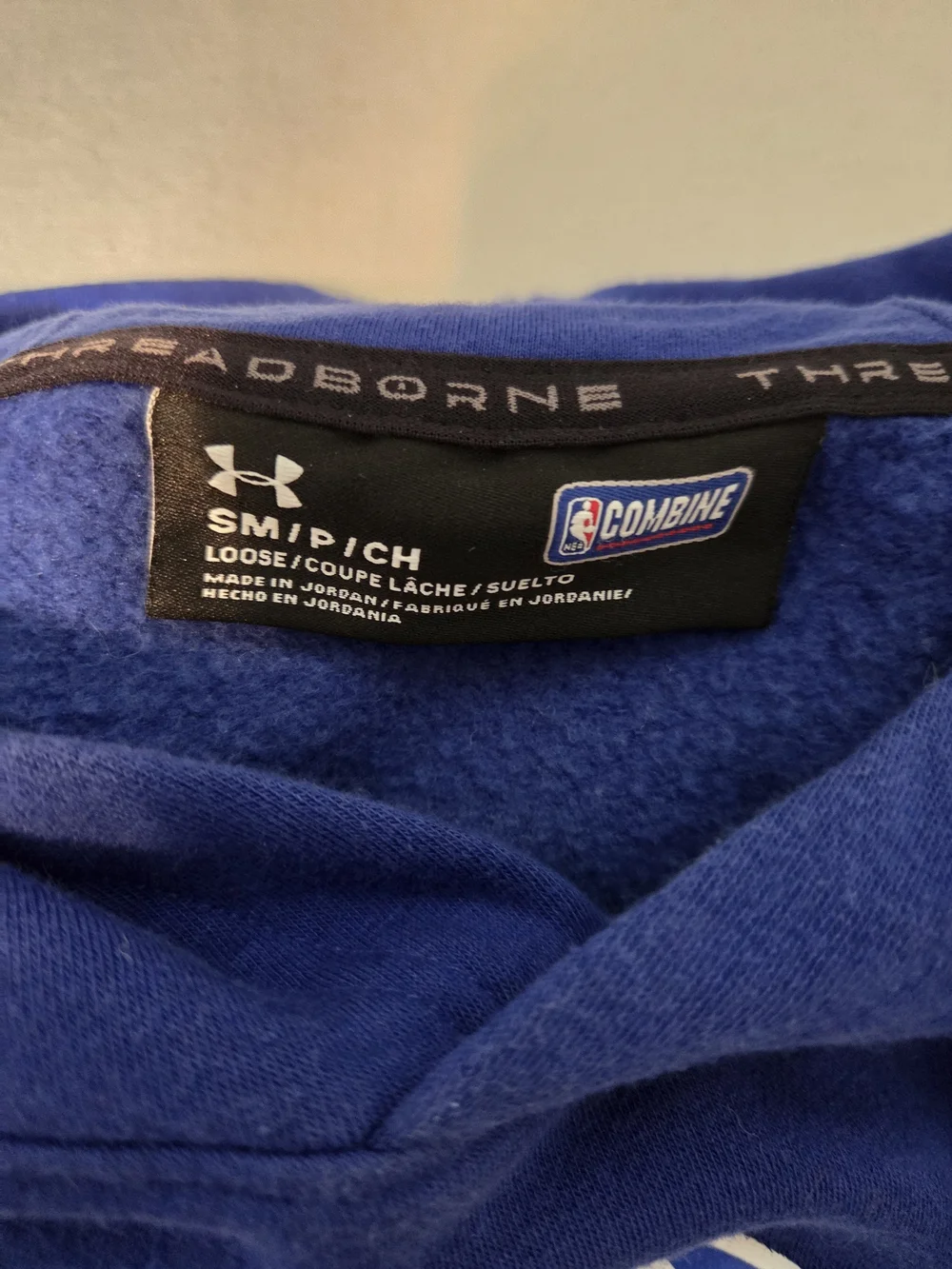 Under Armour Blue Philadelphia 76ers PHI Crewneck Pullover